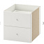 Вставные полки. Вставка с 2 ящиками Kallax IKEA (фото #1)