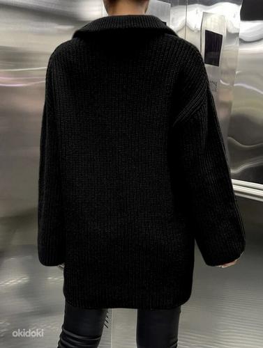 Sweater Drop Shoulder Zipper - свитер с молнией (фото #5)
