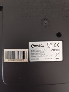 Kohvimasin Cecotec Cumbia 850 W, 20 baari, 1,5 l (7 foto / 7)