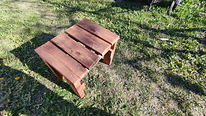 Terrassi puidust ehitatud tool