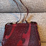 Красная кожаная сумка, ручная работа. (фото #3)