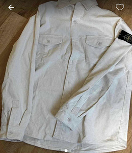 Stone Island Бархатная рубашка оверсайз (3 фото из 6)