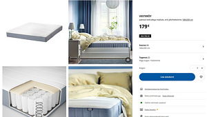 Матрас IKEA VESTERÖY 140x200 (2 фото из 7)