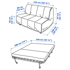 Diivanvoodi IKEA LYCKSELE (4 foto / 9)