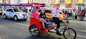 Tesla-Bike, Jalgrattatakso Rickshaw (3 foto / 4)