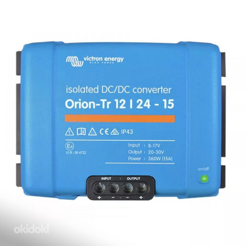 Victron Energy Orion-Tr 12/24-15A 360 W automotive inverter
