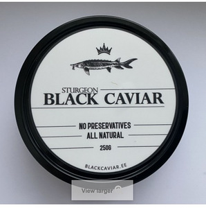 Black caviar sturgeon , 250 / 125 gr (1 foto / 3)