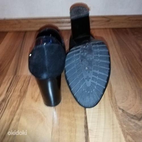 Черные замшевые туфли 37 (фото #2)