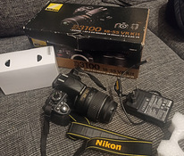 Nikon D3100 + Objektiiv AF-S Nikkor 18-55mm.