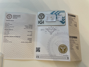 Looduslik teemant 0.63ct IGI (3 foto / 4)