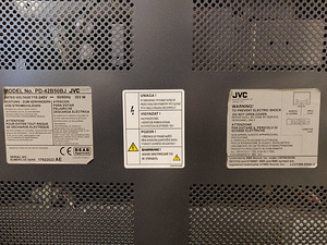 Plasmateler JVC PD-42B50BJ (4 foto / 10)