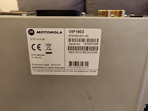 Digiboksid Motorola VIP1003; VIP1903 (1 foto / 4)