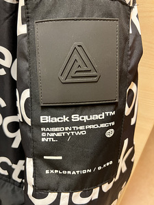Meeste jope M Black Squad Mustvalge (3 foto / 6)