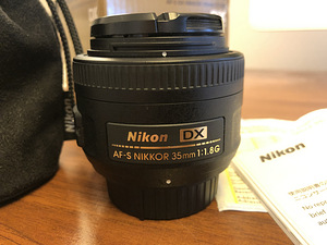 Objektiiv Nikon Nikkor AF-S 35mm DX top mint