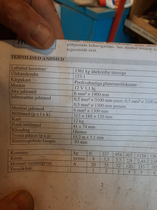 АВТОМОБИЛЬНАЯ ЛЕБЕДКА 12В (3 фото из 3)