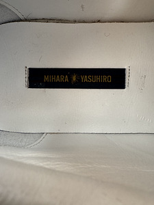 Maison Mihara Yasuhiro silver leather trainers (6 foto / 6)