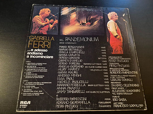 Vinüülplaat Gabriella Ferri - E Adesso Andiamo 1977 (2 foto / 2)