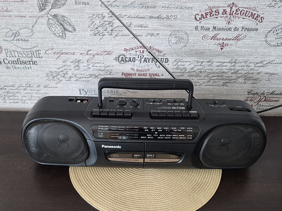 Panasonic RX-T530 retro raadio duubel kassettmakk aux in