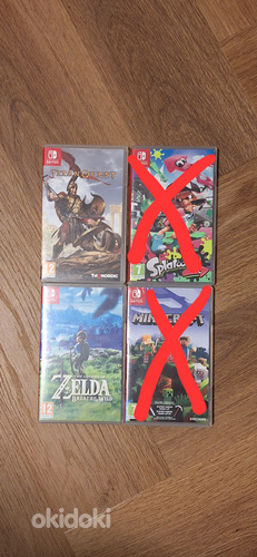 Продам или обменяю игры для Nintendo Switch