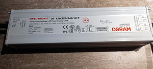 Elektrooniline LED trafo 120W, 12V DC,Osram. Led Driver (1 foto / 6)