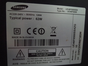 SAMSUNG UE46F6500SS (5 foto / 5)