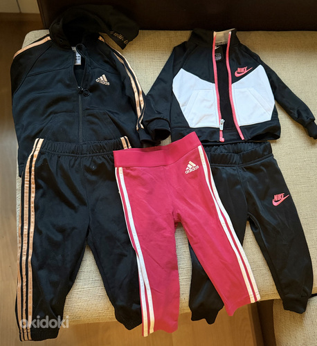 2 костюма, один adidas, другой nike+ штанишки adidas