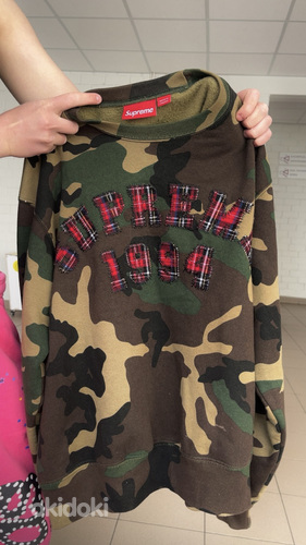Supreme Plaid Arc Crewneck кофта