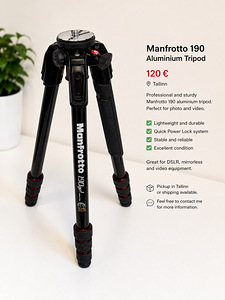 Профессиональный штатив Manfrotto 190 (1 фото из 1)