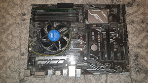 Asus prime Z270-P + pentium + 20Gb DDR4