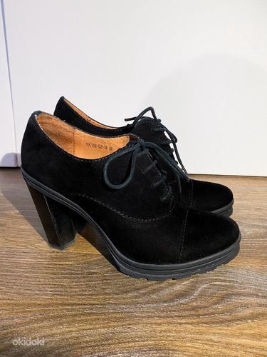 Женские туфли на каблуке/мини-сапожки (фото #3)