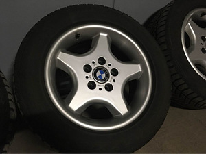 BMW 16" диски 5x120 стайл 16 + M+S резина 225 55 16 (7 фото из 10)