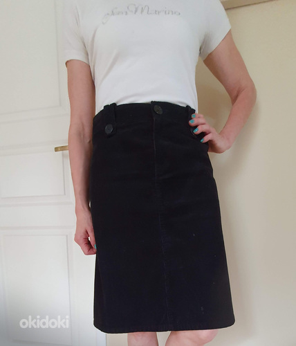 Вельветовая юбка h&M (фото #1)