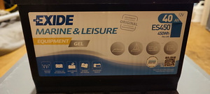 Лодочный аккумулятор EXIDE Equipment Gel ES450 40Ah/450Wh (3 фото из 4)