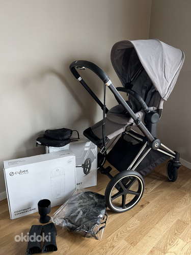 Cybex Priam platinum soho grey 2021 года